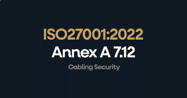 Iso 27001 Annex A 7 12 Cabling Security Definitive Guide Iso27001 Com
