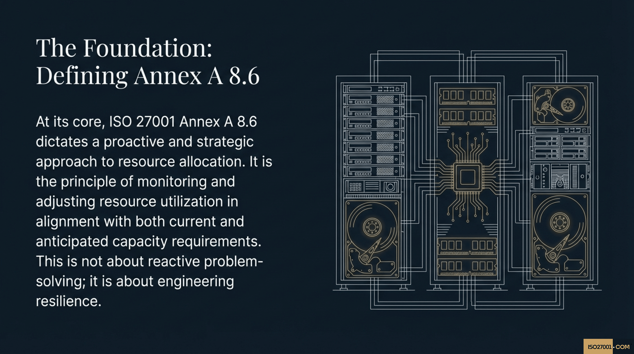 What is ISO 27001 Annex A 8.6 Capacity Management
